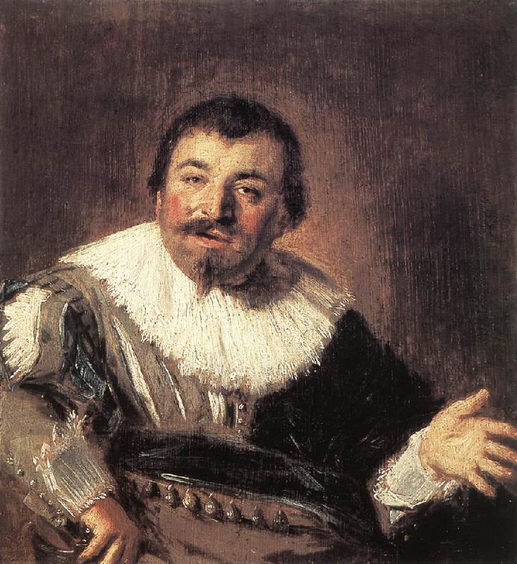 HALS, Frans Portrait of a Man Holding a Book g oil painting picture